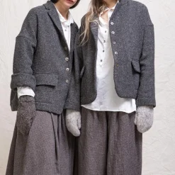 Album Di Famiglia - Blazer Ample - Gris foncé