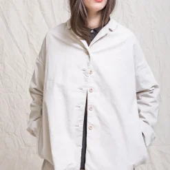 Album Di Famiglia - Veste ample en velours - Beige
