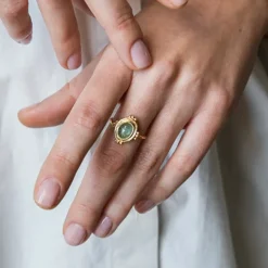 Alix D. Reynis - Bague Agathe - Vert