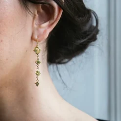 Alix D. Reynis - Boucles d'oreilles Léonie - Tourmaline Verte