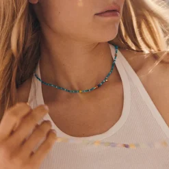 Anni Lu - Collier Dotty - Turquoise