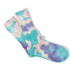 Anonymous ISM - Chaussettes Tie & Dye - Turquoise