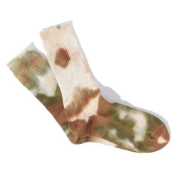 Anonymous ISM - Chaussettes Tie & Dye - Marron