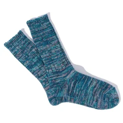 Anonymous ISM - Chaussettes 5 Color Mix Crew - Marine