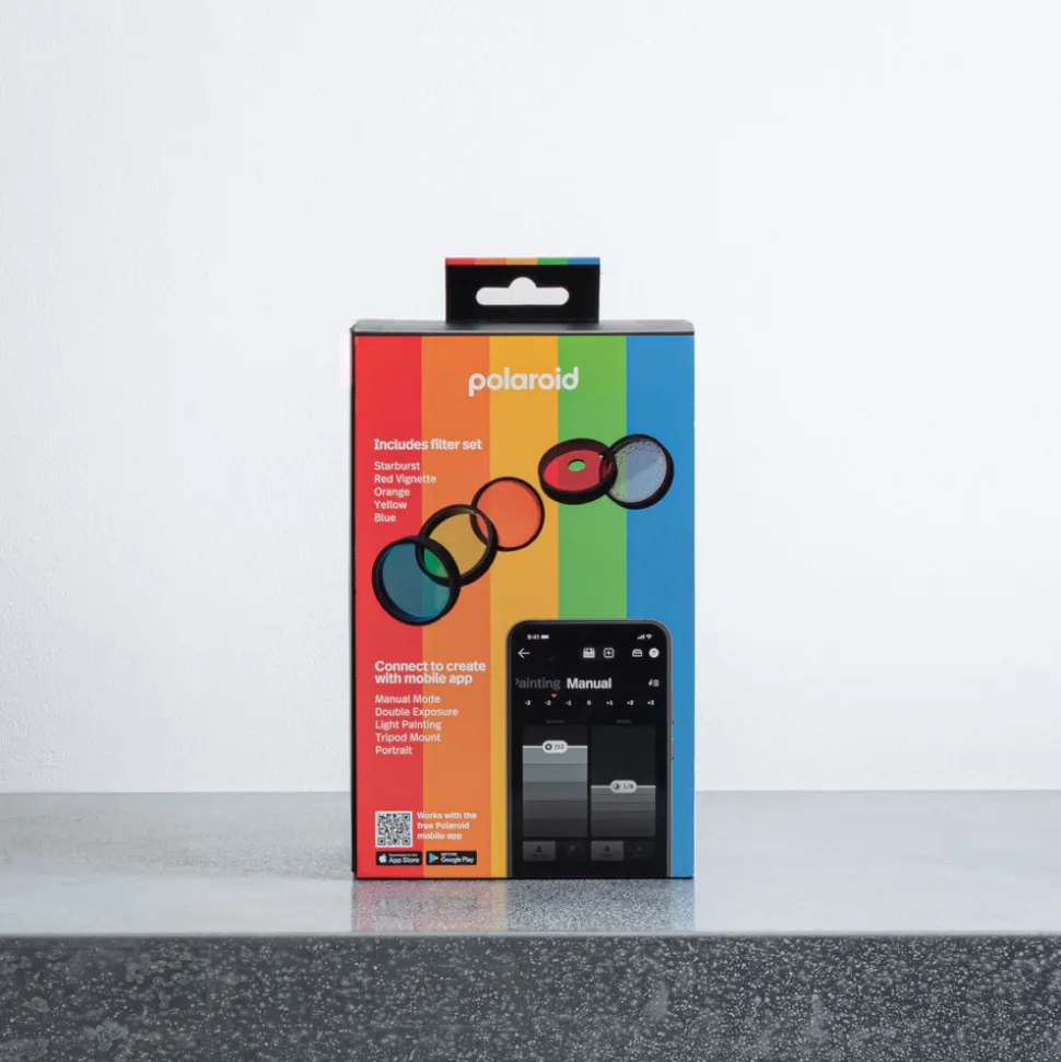 Appareil photo retro Polaroid Now + - Noir