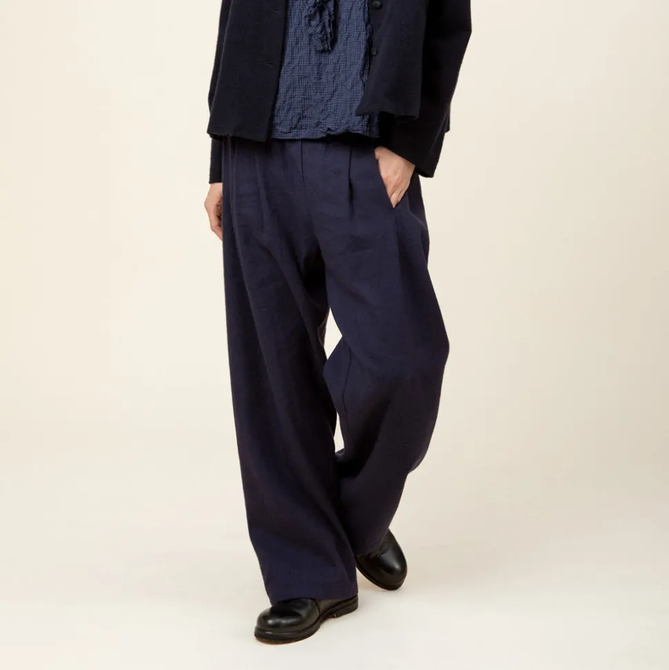 Apuntob - Pantalon Large - Marine