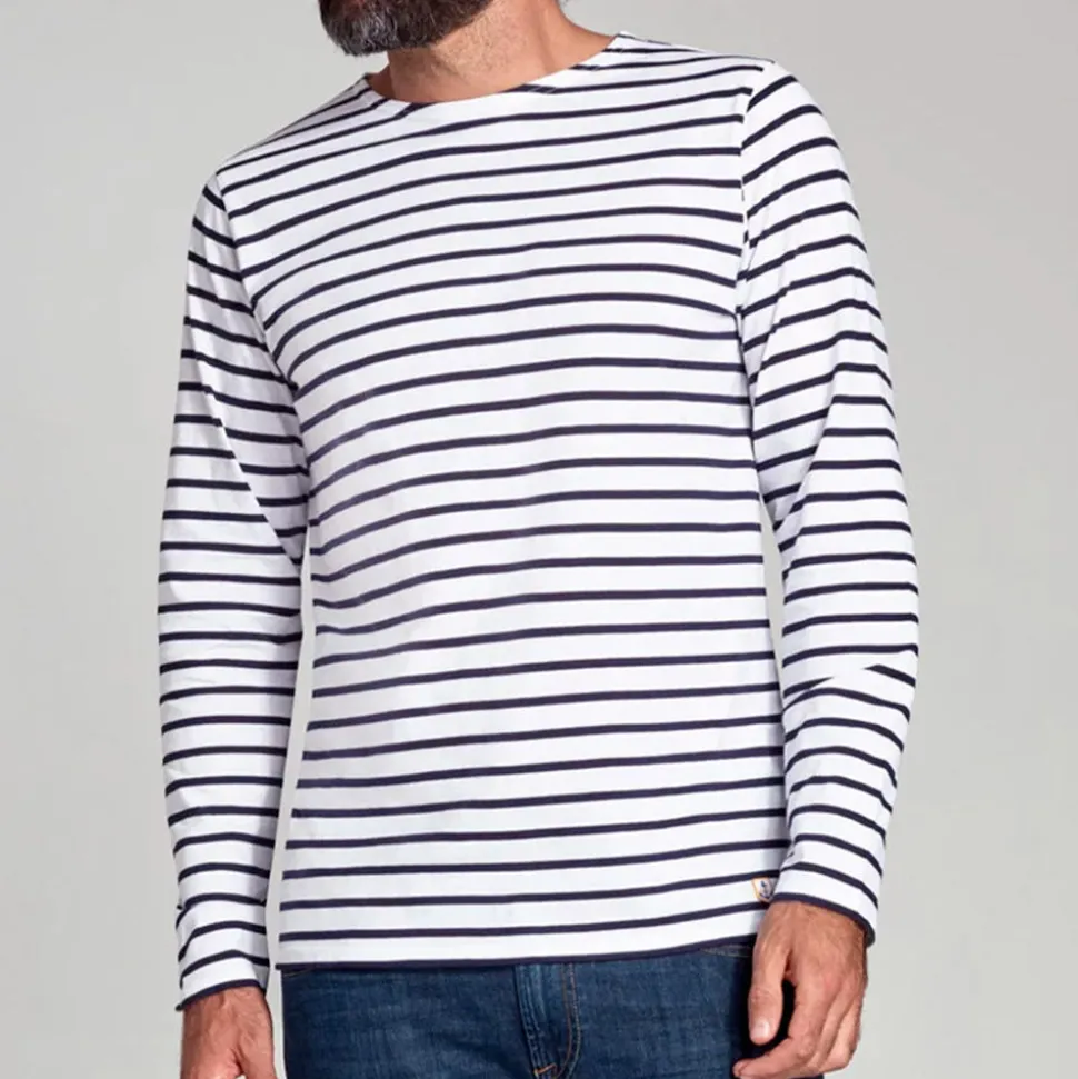 Armorlux - Marinère Plozévet Héritage - Marine & Blanc