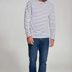 Armorlux - Marinère Plozévet Héritage - Marine & Blanc