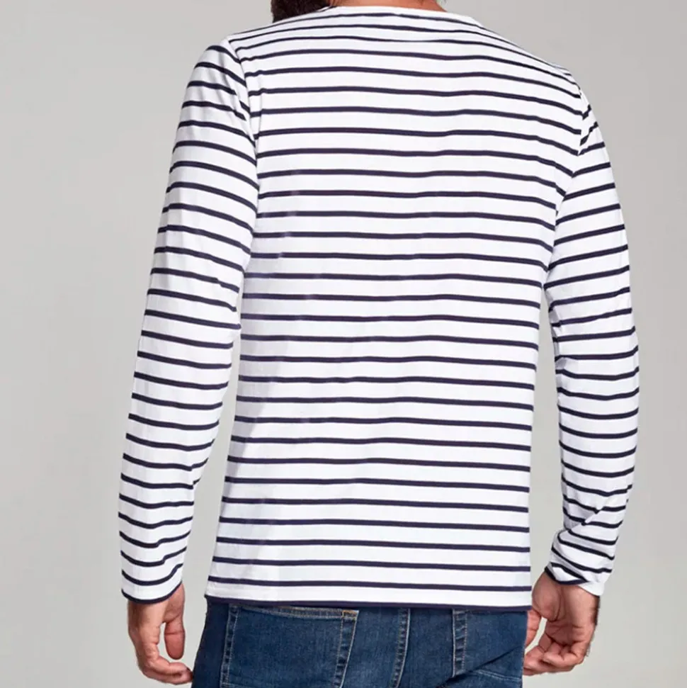 Armorlux - Marinère Plozévet Héritage - Marine & Blanc