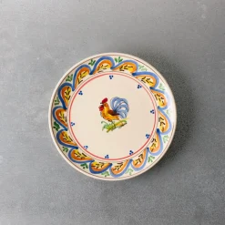 Assiette Coq - Multicolore