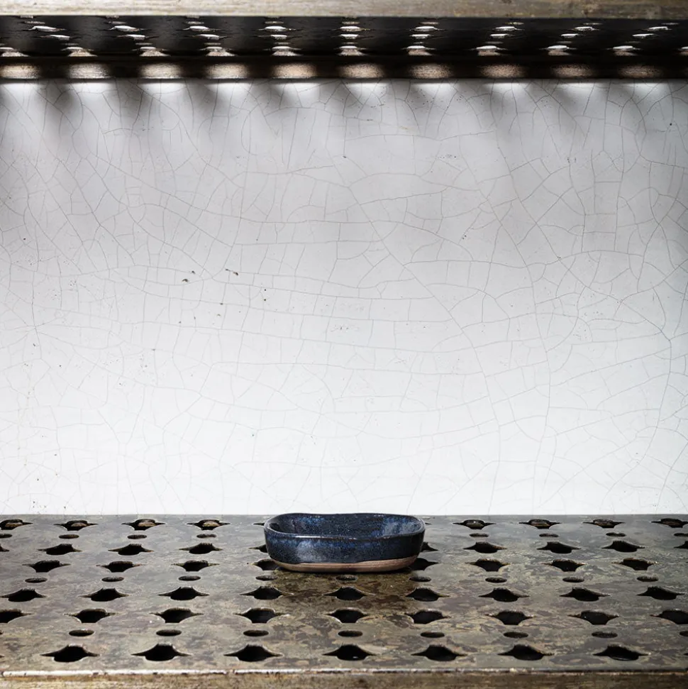 Assiette creuse en grès n°8 - Orage