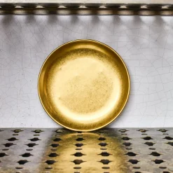 Assiette plate - Antique Or