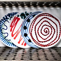 Assiette plate en faïence Paola Navone