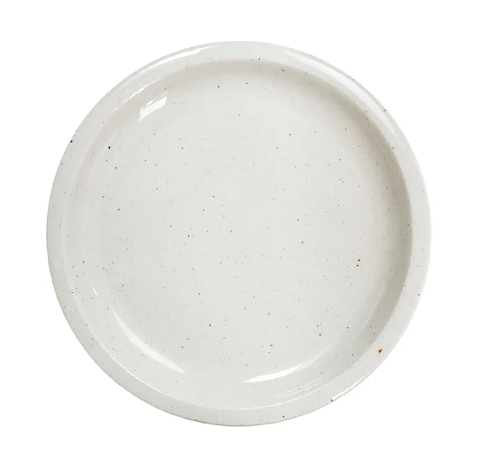 Assiette plate Réfectoire - Sable Brillant