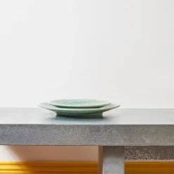 Assiette plate Tourron - Jade