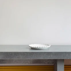 Assiette Zigzag - Blanche