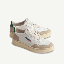 Autry - Baskets Medalist Low Suede - Vert