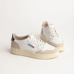 Autry - Baskets Medalist Low - Marine & Beige