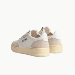 Autry - Baskets Medalist Low - Blanche & Beige