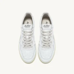 Autry - Baskets Medalist Low Cuir - Blanc
