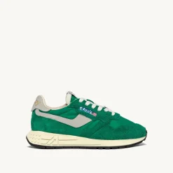 Autry - Baskets Reelwind Low - Blanche & Vert
