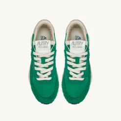 Autry - Baskets Reelwind Low - Blanche & Vert