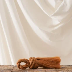 Balayette Noeud en Chanvre - Orange