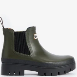 Barbour - Bottines Halton - Olive