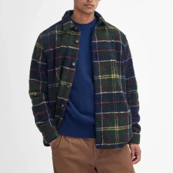Barbour - Veste Bryson Tartan - Bleu