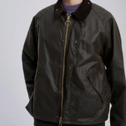 Barbour - Veste Os Transport Wax - Olive