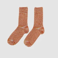 Baserange - Chaussettes Tordadés - Orange