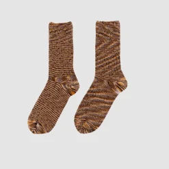 Baserange - Chaussettes Tordadés - Marron