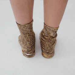 Baserange - Chaussettes Tordadés - Marron