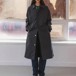 Baserange - Manteau Long Even - Noir