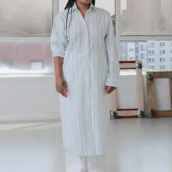 Baserange - Robe Chemise Ole - Rayées