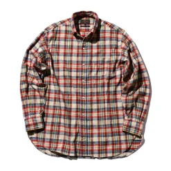 Beams Plus - Chemise Brushed Flannel - Blanc