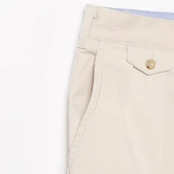 Beams Plus - Pantalon à pinces - Ecru