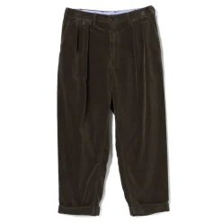 Beams Plus - Pantalon 2Pleats Corduroy - Marron