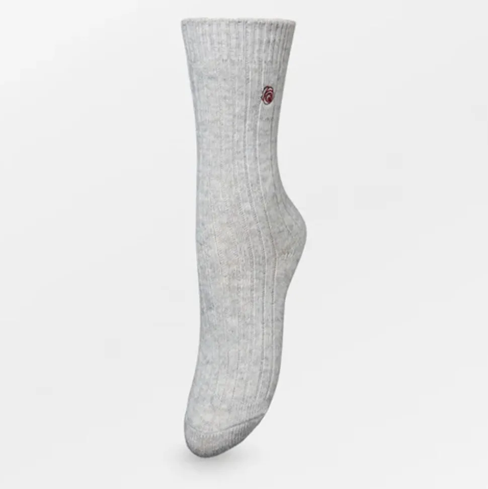 Becksöndergaard - Chaussettes Rose Wola - Gris