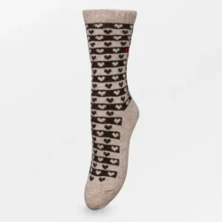 Becksöndergaard - Chaussettes Heart Wola - Marron