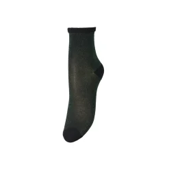 Becksöndergaard - Chaussettes Dina Solid - Noir &Vert