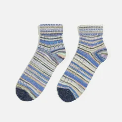 Bellerose - Chaussettes Bold - Rayures Bleu