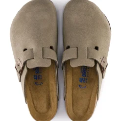 Birkenstock - Sabots Boston - Lit de pied souple - Taupe