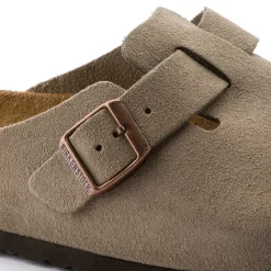Birkenstock - Sabots Boston - Lit de pied souple - Taupe