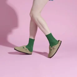 Birkenstock - Sabots Boston - Lit de pied souple - Taupe