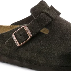 Birkenstock - Sabots Boston - Lit de pied souple - Mocha