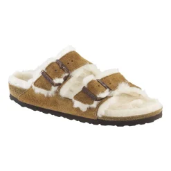 Birkenstock - Sandales Arizona en Fourrure - Marron