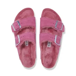 Birkenstock - Sandales Arizona en Fourrure - Rose