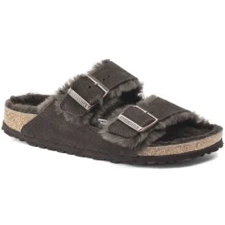 Birkenstock - Sandales Arizona en Fourrure - Mocha