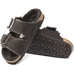 Birkenstock - Sandales Arizona en Fourrure - Mocha